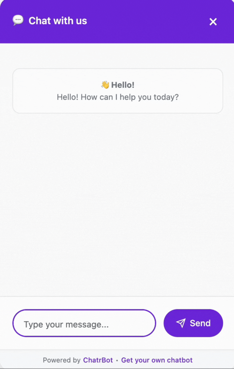 ChatrBot in action - showing live customer conversations and instant AI responses